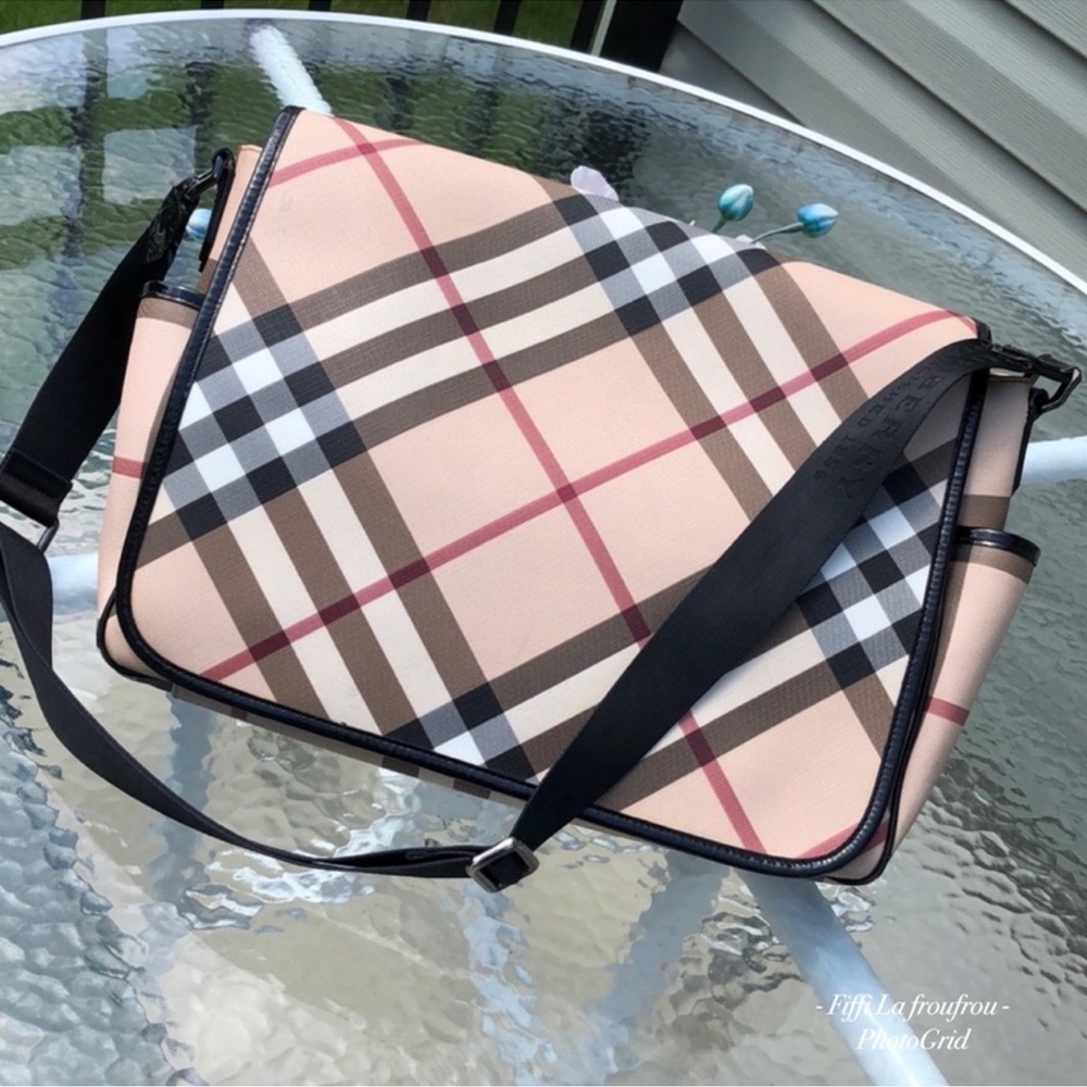 Authentic Burberry messenger Bag